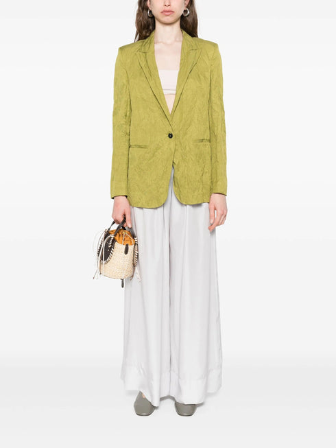 FORTE FORTE CRINKLED BLAZER